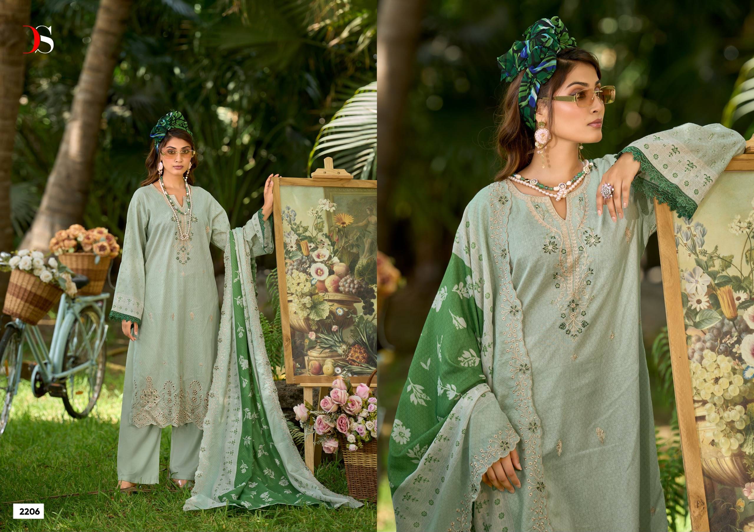 BIN SAEED -22 BY DEEPSY SUITS 2201 To 2208 Series Beautiful Festive Suits Stylish Fancy Colorful Casual Wear & Ethnic Wear Pure Cotton Print Dresses At Wholesale Price